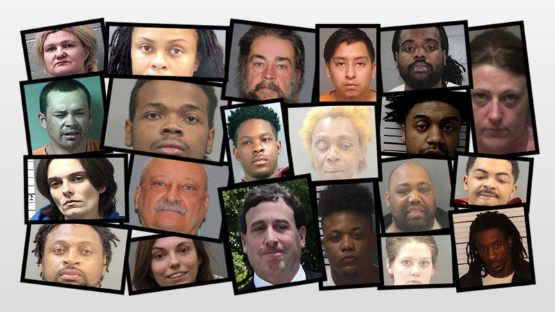 See the mug shots from April 2019